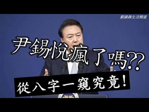 尹錫悅 面相 命格 分析| 南韓總統 緊急戒嚴 |劉鎮鋒生活頻道