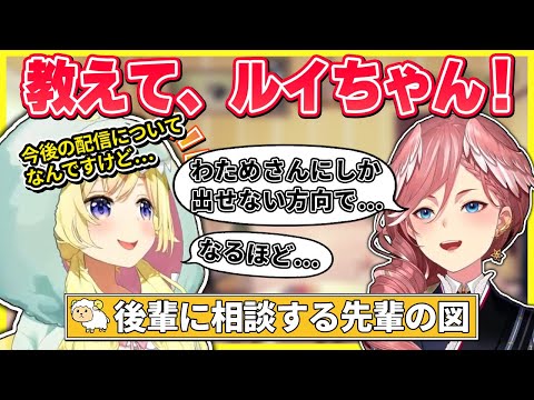 【角巻わため】鷹嶺ルイからのガチアドバイスに納得するわためぇ【ホロライブ切り抜き/鷹嶺ルイ】