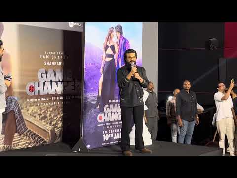 Ram Charan At Game Changer Trailer Launch Event In Mumbai