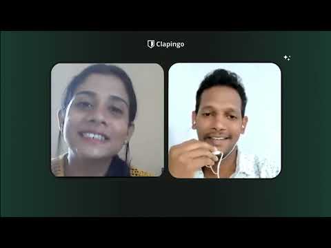 English Conversation with Nicole Lobo | English Speaking Practice @Clapingo