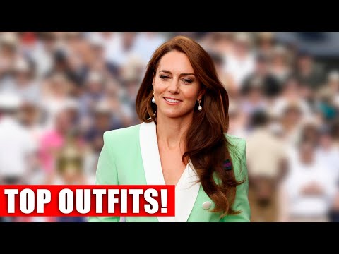 STUNNING! TOP 5 OUTFITS OF CATHERINE, PRINCESS OF WALES, AT WIMBLEDON!