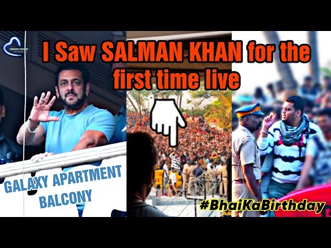 SALMAN KHAN Birthday 2022 at Galaxy Apartment Balcony | #BhaiKaBirthday