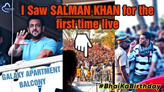 SALMAN KHAN Birthday 2022 at Galaxy Apartment Balcony | #BhaiKaBirthday