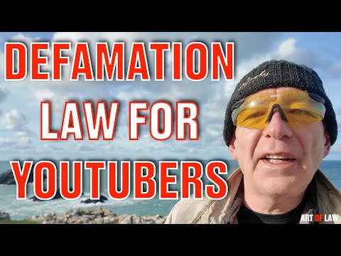 A Practical Guide to Defamation Law for YouTubers and other social media commentators.