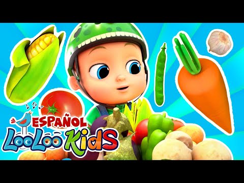 ¡NUEVO!  Deliciosas verduras - Canción de verduras - Canciones Infantiles - LooLoo Kids Español