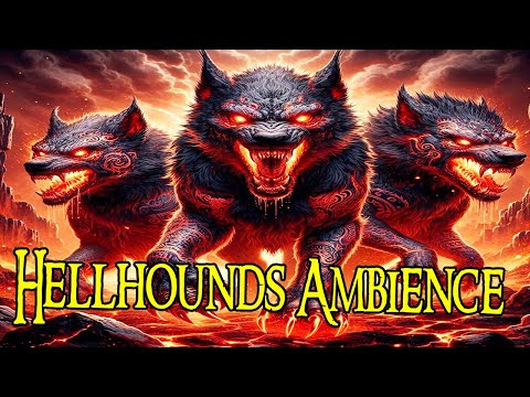 Hellhounds Ambience Sound | Spooky Sounds | 8 hours