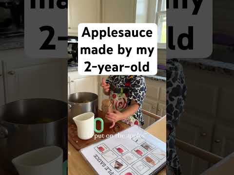 Montessori at home- cooking at 2 #montessoritoddler #