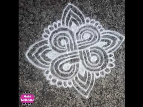 குட்டி படிக்கோலம் மார்கழி மாத கோலம் #rangoli #muggulu #குட்டிகோலம் #கோலம் #padikolam #margazhikolam