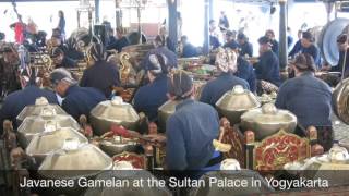 Javanese Gamelan at the Sultan Palace in Yogyakarta