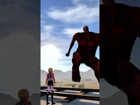 Euh Euh Armin vs Colossal Titan #glorilla #aot #attackontitan #anime #vrchat #armin #colossaltitan