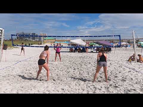 First Coast Volleyball - Jacksonville Beach  U18 Pool - Edwards/Schrock vs Anderson/Fredette-Huffman