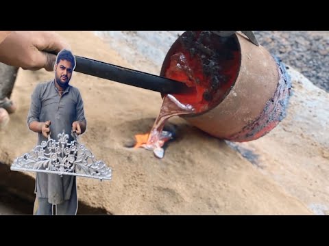 Aluminum Gate Taj Design: Sand Casting Mastery in Action