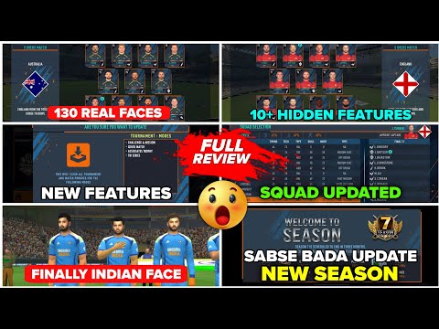 🤯Real Cricket 24 Phase 2 UPDATE Released Full Review, 130 Real Faces😱 | Squad Update, Rc24 Update