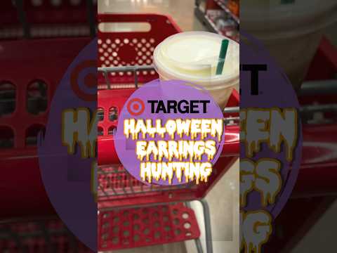 👻Halloween Earrings↩️ Target 🎯 #target #shopping #halloween #sugarfix #baublebar #short