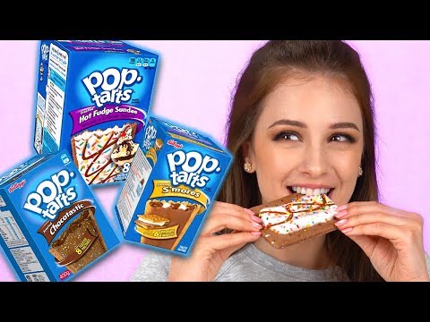 Trying POP TARTS FOR THE FIRST TIME