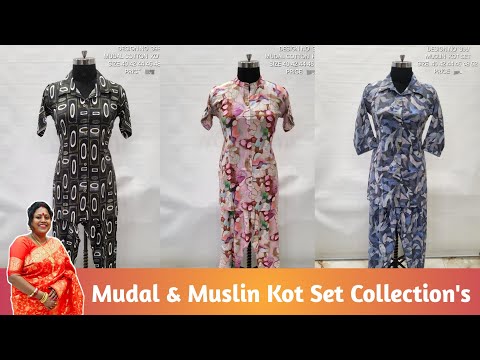 Modal & Maslin Kot Set Collection's | Size Available Upto 40 to 52 | SUJATA'S COLLECTION