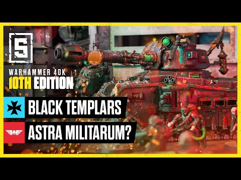 Black Templars vs Astra Militarum | Warhammer 40k Battle Report