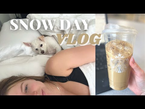 LET’S HANG OUT | cozy snow day, chatty home vlog!