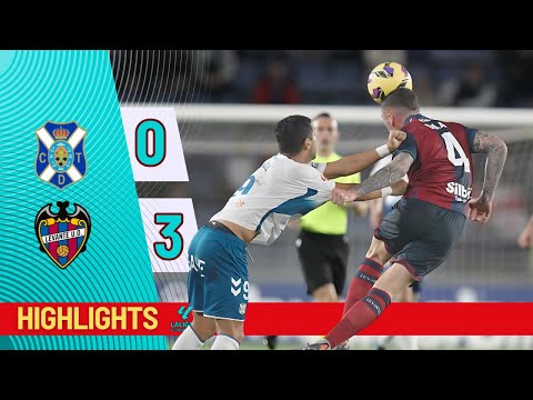 Tenerife - Levante | 0-3 | Highlights | LaLiga 2 2024-25 | Tenerife Levante