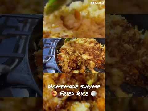 Shrimp Fried Rice! 🍤 🍚 #therollinggrill #shortvideo