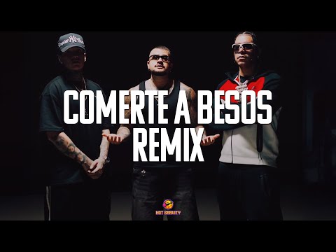 Ryan Castro, ElKno, Blessd - COMERTE A BESOS REMIX || Vídeo con letra