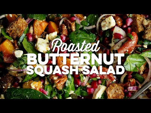 Roasted Butternut Squash Salad | Supergolden Bakes