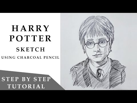 Harry Potter Pencil Sketch | Portrait Sketching | How to Draw