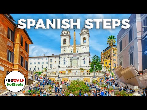 Spanish Steps Walkthrough: Rome's Morning Charm | May 2024