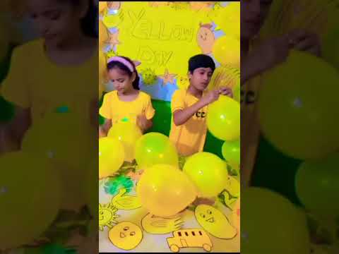 Yellow Day Celebration||#kidsvideo #coloring #kidstv #kids #viral