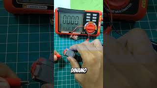 Cara mengukur arus pada dinamo #tutorial #arus #dinamo ##diy