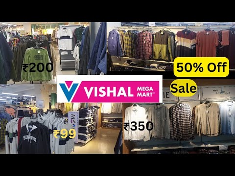 Vishal Mega Mart Fashion Store/ Men's Wear/Clothes T Shirts/Jeans/80% off from Rs 99 #mensfashion