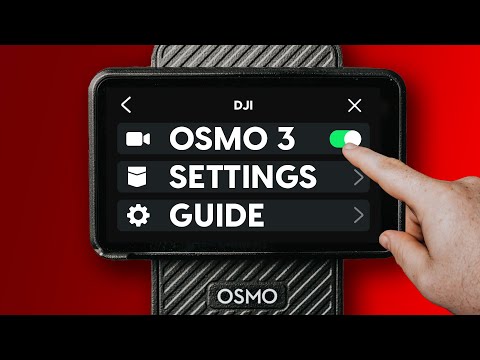 DJI Osmo Pocket 3 - FULL MENU WALKTHROUGH