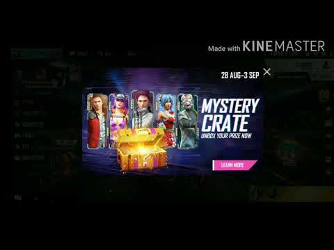 Free fire new event mystery crate