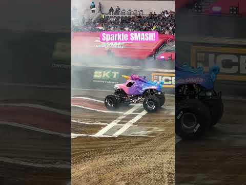 Sparkle SMASH is HERE at @MonsterJam Championship!!!! #MonsterJam #MonsterTruck #MJWFXXIII