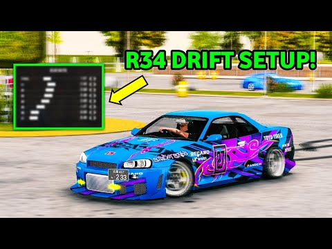 R34 DRIFT SETUP (2024) | Car Parking Multiplayer