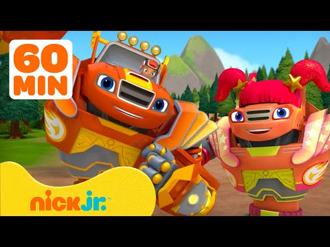 Blaze und die Monster-Maschinen | 60 MIN Blaze’s beste Rennen & Abenteuer! ❤️ | Nick Jr. Deutschland