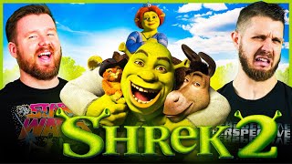 My friend watches SHREK 2 for the FIRST time || Movie Reaction