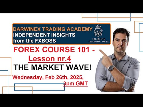 DARWINEX TRADING ACADEMY - Ind.Ins. - FX101 - Lesson 4 - What is the MARKET WAVE and HOW TO TRADE!