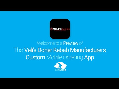 Veli's Doner Kebab Manufacturers - Mobile App Preview - VEL860W