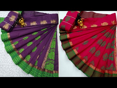 Fancy silk cotton sarees with price # online shopping # what's app- 9150198452