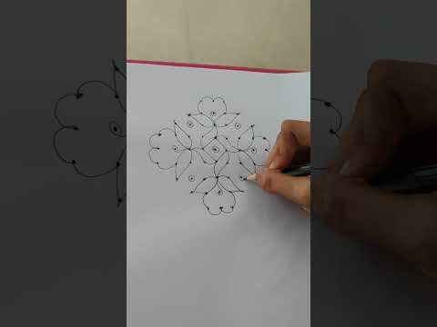 மார்கழி மாத கோலம் - 2 #shortsvideo #kolamdesigns #kolamwithdots