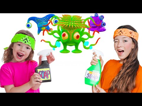 Wash your  hands story | How to beat germs by Kids Music Land