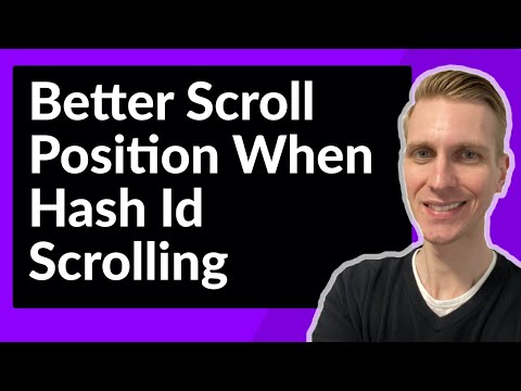 Better Scroll Position When Hash Id Scrolling (Tailwind CSS)