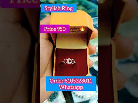 Simple and Stylish Silver Ring 💍 For Girls | Beautiful Design Silver Ring For Girls | Chandi Ki Ring