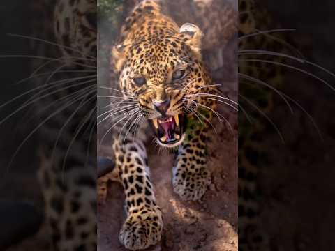 Only 10 Seconds! And The Game Finished || Leopard Attack || #leopard #wildlife #trending #shorts