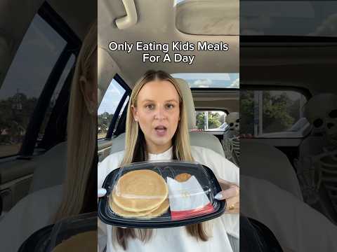 McDonald’s is overrated 😒 #kidsmeals #foodie #foodreview #mukbang #fastfood #mcdonalds