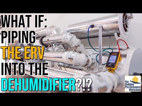 ERV Ducted Into Dehumidifier: Fresh Air Humidity Side Effects