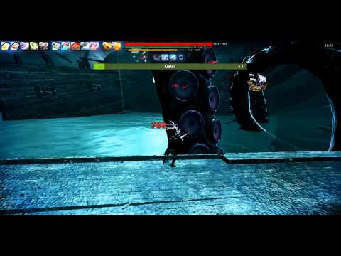 [PC] Vindictus: Kraken Simple Dodges (Spear Lann POV)