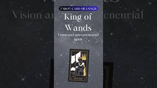 The King of Wands Tarot Card: Embodying Leadership and Passion | Tarot Talks Short #tarot