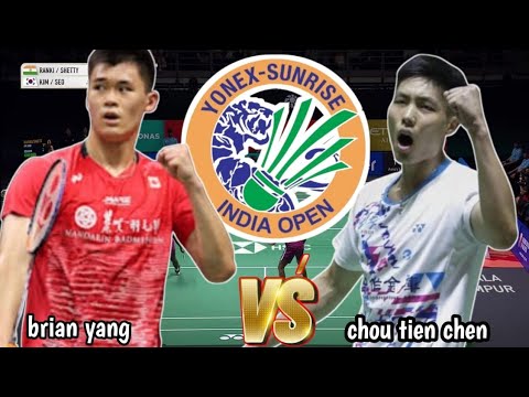 R32 : CHOU THIEN CHEN [TPE] VS BRIAN YANG [CAN] | MS | YONEX INDIA OPEN 2025